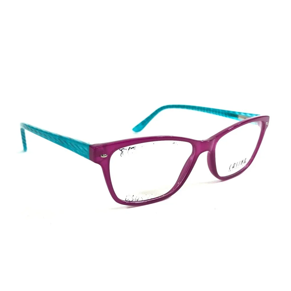 Casino Eyewear Eyeglasses Frames NAOMI PURPLE/BLUE Cat Eye Full Rim 52-14-140